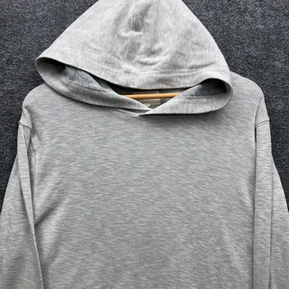 Lucky Brand‎ Hoodie Mens Small Gray Long Sleeve Lightweight Casual Fleece